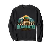 Souvenir de Voyage Vintage Oulan-Bator en Mongolie Sweatshirt