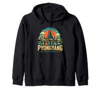 Souvenir de Voyage Vintage Pyongyang en Corée du Nord Sweat à Capuche
