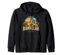 Souvenir de Voyage Vintage Ramallah Palestine Sweat à Capuche
