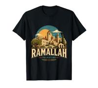 Souvenir de Voyage Vintage Ramallah Palestine T-Shirt Graphique avec Valeur