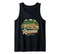Souvenir de Voyage Vintage Roseau Dominique Cadeau Historique Débardeur