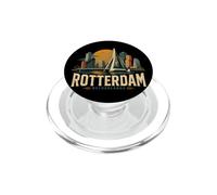 Souvenir de Voyage Vintage Rotterdam Pays-Bas Cadeau Monument PopSockets PopGrip pour MagSafe