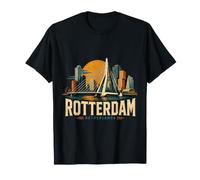 Souvenir de Voyage Vintage Rotterdam Pays-Bas Cadeau Monument T-Shirt