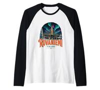 Souvenir de Voyage Vintage Rovaniemi Finlande Manche Raglan