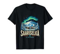 Souvenir de Voyage Vintage Saariselka Finlande T-Shirt