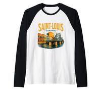 Souvenir de Voyage Vintage Saint-Louis Sénégal Cadeau Monument Manche Raglan
