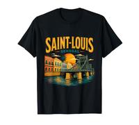 Souvenir de Voyage Vintage Saint-Louis Sénégal Cadeau Monument T-Shirt