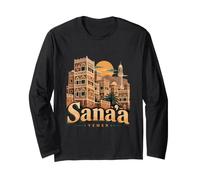 Souvenir de Voyage Vintage Sana'a Yémen Manche Longue