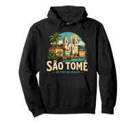 Souvenir de Voyage Vintage Sao Tomé-et-Principe Sweat à Capuche