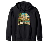 Souvenir de Voyage Vintage Sao Tomé-et-Principe Sweat à Capuche