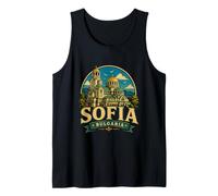 Souvenir de Voyage Vintage Sofia Bulgarie Débardeur