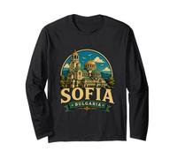 Souvenir de Voyage Vintage Sofia Bulgarie Manche Longue