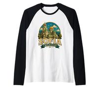 Souvenir de Voyage Vintage Sofia Bulgarie Manche Raglan