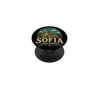 Souvenir de Voyage Vintage Sofia Bulgarie PopSockets PopGrip Adhésif