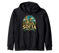 Souvenir de Voyage Vintage Sofia Bulgarie Sweat à Capuche