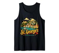 Souvenir de Voyage Vintage St Georges Grenade Cadeau Monument Débardeur