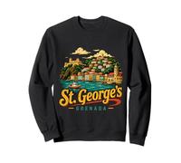 Souvenir de Voyage Vintage St Georges Grenade Cadeau Monument Sweatshirt