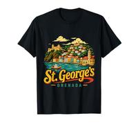 Souvenir de Voyage Vintage St Georges Grenade Cadeau Monument T-Shirt