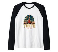 Souvenir de Voyage Vintage Tokyo Japon Manche Raglan