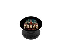 Souvenir de Voyage Vintage Tokyo Japon PopSockets PopGrip Adhésif