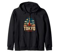 Souvenir de Voyage Vintage Tokyo Japon Sweat à Capuche