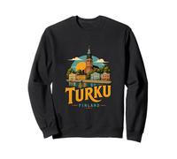 Souvenir de Voyage Vintage Turku Finlande Cadeau Monument Sweatshirt