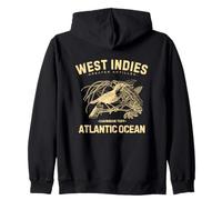 Souvenir des Antilles des Antilles des Caraïbes Sweat à Capuche