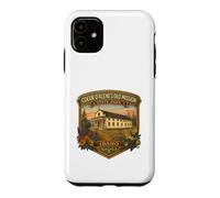 Souvenir des prêtres jésuites de Cataldo Idaho Old Mission State Park Coque pour iPhone 11