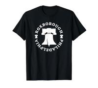 Souvenir des Quartiers de Philadelphie de Roxborough Philadelphie T-Shirt Graphique avec Valeur, Homme, Noir, L