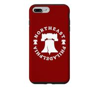 Souvenir des Quartiers de Philadelphie du Nord-est de Philadelphie Coque pour iPhone 7 Plus/8 Plus