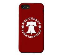 Souvenir des Quartiers de Philadelphie du Nord-est de Philadelphie Coque pour iPhone SE (2020) / 7/8