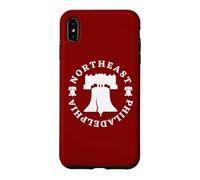 Souvenir des Quartiers de Philadelphie du Nord-est de Philadelphie Coque pour iPhone XS Max