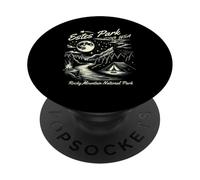 Souvenir d'Estes Park, Colorado, États-Unis, Motif montagnard PopSockets PopGrip Adhésif