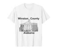 Souvenir d'État Gratuit Dual Destiny du comté de Winston en Alabama T-Shirt Graphique avec Valeur