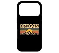 Souvenir d'État rétro des années 70 au Coucher du Soleil d'Oregon Mountain Coque pour iPhone 17 Pro