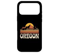 Souvenir d'État rétro des années 70 au Coucher du Soleil d'Oregon Mountain Coque pour iPhone 17 Pro Max