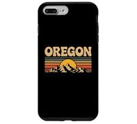 Souvenir d'État rétro des années 70 au Coucher du Soleil d'Oregon Mountain Coque pour iPhone 7 Plus/8 Plus