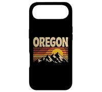 Souvenir d'État rétro des années 70 au Coucher du Soleil d'Oregon Mountain Coque pour iPhone Air