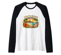 Souvenir d'Honolulu, Ville et Capitale de l'État d'Hawaï Manche Raglan