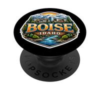 Souvenir d'Honolulu, Ville et Capitale de l'État d'Hawaï PopSockets PopGrip Adhésif