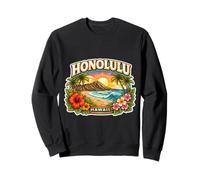 Souvenir d'Honolulu, Ville et Capitale de l'État d'Hawaï Sweatshirt
