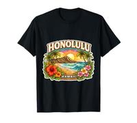 Souvenir d'Honolulu, Ville et Capitale de l'État d'Hawaï T-Shirt