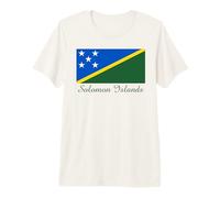 Souvenir Drapeau des îles Salomon T-Shirt Haut de Gamme