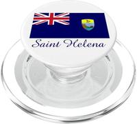 Souvenir Drapeau Sainte-Hélène PopSockets PopGrip pour MagSafe
