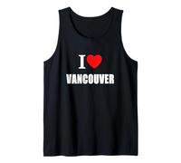 Souvenir du Canada « I Love Vancouver ». Born and Bred » Débardeur