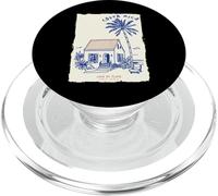 Souvenir du Costa Rica Pura Vida Vintage Beach Art PopSockets PopGrip pour MagSafe