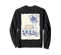 Souvenir du Costa Rica Pura Vida Vintage Beach Art Sweatshirt