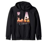 Souvenir du Coucher de Soleil LA Los Angeles Californie Sweat à Capuche