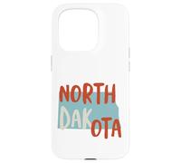 Souvenir du Dakota du Nord des États-Unis, ND de l'état du Dakota du Nord Coque pour iPhone 15 Pro
