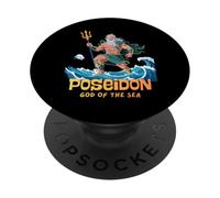 Souvenir du Dieu Grec Poséidon Dieu de la mer Grèce pour Tout-Petit garçon PopSockets PopGrip Adhésif